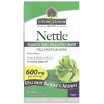 Кропива, 600 мг, Nettle, Nature's Answer, 90 вегетаріанських капсул: ціни та характеристики