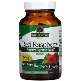 Червона малина, 950 мг, Red Raspberry, Nature's Answer, 90 вегетаріанських капсул
