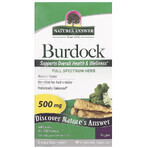 Лопух, 500 мг, Burdock, Nature's Answer, 90 вегетарианских капсул: цены и характеристики