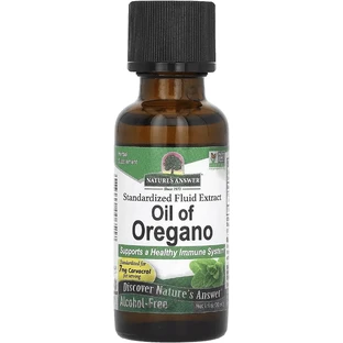 Масло орегано, без спирта, Oil of Oregano, Alcohol-Free, Nature's Answer, 30 мл