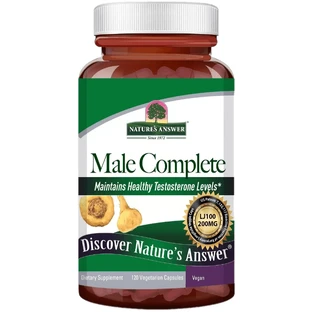 Мужское здоровье, Male Complete, Nature's Answer, 120 вегетарианских капсул