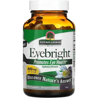 Очанка для очей, 800 мг, Eyebright, Nature's Answer, 90 вегетаріанських капсул