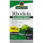 Родиола, 100 мг, Rhodiola, Nature's Answer, 60 вегетарианских капсул: цены и характеристики