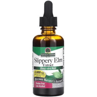 Слизький в'яз, 2000 мг, Slippery Elm Extract, Nature's Answer, 60 мл