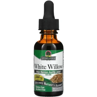 Экстракт Белой ивы без спирта, 2000 мг, Chamomile Extract, Nature's Answer, 30 мл