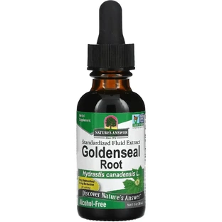 Экстракт желтокорня без спирта, Goldenseal Root, Nature's Answer, 30 мл