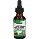 Екстракт трав для підтримки печінки, без спирту, 2000 мг, Liver Support Herbal Blend, Nature's Answer, 30 мл
