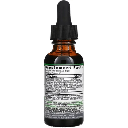 Екстракт трав для підтримки печінки, без спирту, 2000 мг, Liver Support Herbal Blend, Nature's Answer, 30 мл: ціни та характеристики