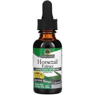 Екстракт хвоща польового без спирту, 2000 мг, Horsetail Extract, Nature's Answer, 30 мл