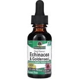 Эхинацея и Желтокорень (Гидрастис), без спирта, Echinacea & Goldenseal, Alcohol-Free, Nature's Answer, 30 мл