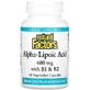 Альфа-ліпоєва кислота з вітамінами B1 та B2, 600 мг, Alpha-Lipoic Acid with B1 & B2, Natural Factors, 60 вегетаріанських капсул