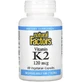 Вітамін К2, 120 мкг, Vitamin K2, Natural Factors, 60 вегетаріанських капсул