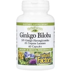 Гінкго Білоба, Ginkgo Biloba, Natural Factors, 60 капсул: ціни та характеристики