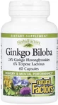 Гінкго Білоба, Ginkgo Biloba, Natural Factors, 60 капсул