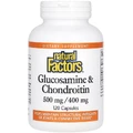 Глюкозамин и хондроитин, Glucosamine & Chondroitin, Natural Factors, 120 капсул