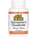 Глюкозамін та хондроїтин, Glucosamine & Chondroitin, Natural Factors, 60 капсул