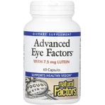 Здоровий зір, Advanced Eye Factors, Natural Factors, 60 капсул: ціни та характеристики