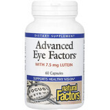 Здоровий зір, Advanced Eye Factors, Natural Factors, 60 капсул