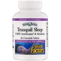 Здоровий сон, Stress-Relax, Tranquil Sleep, Natural Factors, 60 жувальних таблеток