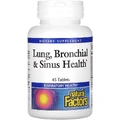 Здоров'я дихальних шляхів, Lung, Bronchial & Sinus Health, Natural Factors, 45 таблеток