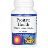 Здоровье простаты, растительная формула, Prostate Health, Natural Factors, 60 капсул