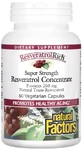 Концентрат ресвератролу, ResveratrolRich, Resveratrol Concentrate, Natural Factors, 60 вегетаріанських капсул