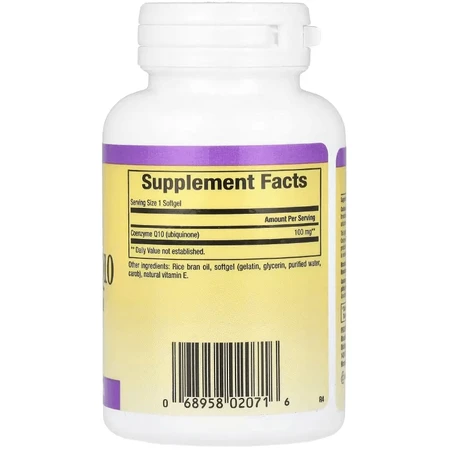 Коэнзим Q10, 100 мг, Coenzyme Q10, Natural Factors, 60 гелевых капсул: цены и характеристики