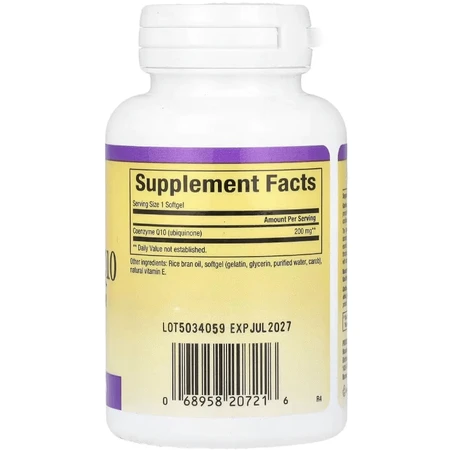 Коэнзим Q10, 200 мг, Coenzyme Q10, Natural Factors, 30 гелевых капсул: цены и характеристики