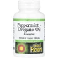 Олія перцевої м'яти, орегано та кмину, Peppermint+Oregano Oil Complex, Natural Factors, 60 гелевих капсул