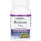 Мелатонін, 3 мг, Stress Relax, Melatonin, Natural Factors, 90 жувальних таблеток