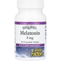 Мелатонин, 3 мг, Stress Relax, Melatonin, Natural Factors, 90 жевательных таблеток