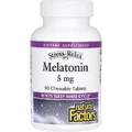 Мелатонін, 5 мг, Stress Relax, Melatonin, Natural Factors, 90 жувальних таблеток