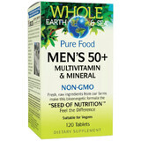 Мультивитаминный и минеральный комплекс для мужчин 50+, Men's 50+, Natural Factors, 120 таблеток