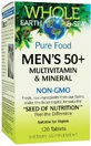 Мультивитаминный и минеральный комплекс для мужчин 50+, Men's 50+, Natural Factors, 120 таблеток