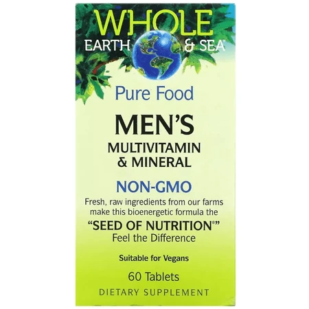 Мультивітамінний та мінеральний комплекс для чоловіків, Men's Multivitamin & Mineral, Natural Factors, 60 таблеток: ціни та характеристики