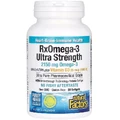 Омега-3 ультра та вітамін D3, 2150 мг, RxOmega-3 Ultra Strength with Vitamin D3, Natural Factors, 60 гелевих капсул