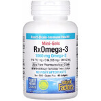 Омега-3, 1060 мг, RxOmega-3 Mini-Gels, Natural Factors, 60 мини капсул: цены и характеристики