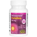 Пантетин, витамин B5, 450 мг, BioCoenzymated, B5, Pantethine, Natural Factors, 60 гелевых капсул