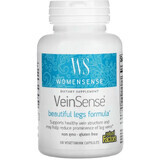 Підтримка вен для жінок, WomenSense, VeinSense, Natural Factors, 60 вегетаріанських капсул
