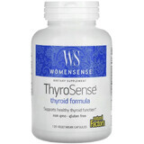 Підтримка щитовидної залози, WomenSense, ThyroSense, Natural Factors, 120 вегетаріанських капсул