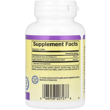 Убихинол, активный CoQ10, 100 мг, Ubiquinol, Active CoQ10, Natural Factors, 30 гелевых капсул: цены и характеристики