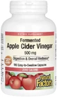 Яблочный уксус Ферментированный, 500 мг, Fermented Apple Cider Vinegar, Natural Factors, 180 капсул
