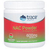 NAC N-ацетил L-цистеин, 600 мг, вкус арбуза, NAC Powder, Trace Minerals, 75 г