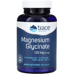 Гліцинат магнію, 120 мг, Magnesium Glycinate, Trace Minerals, 90 капсул: ціни та характеристики