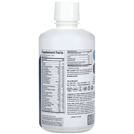 Рідкі мультивітаміни та мінерали, смак апельсин та манго, Liquid Multi Vitamin-Mineral, Trace Minerals, 887 мл: ціни та характеристики