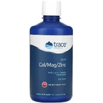 Жидкий кальций, магний, цинк, вкус клубники, Liquid Cal Mag Zinc, Trace Minerals, 946 мл: цены и характеристики