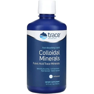 Колоїдні мінерали, без смаку, Collodial Minerals, Trace Minerals, 946 мл