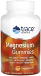 Магній, смак мандарину, Magnesium Gummies, Trace Minerals, 120 жувальних цукерок