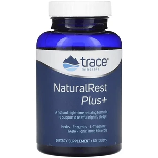 Спокойный сон и восстановление, NaturalRest Plus+, Trace Minerals, 60 таблеток