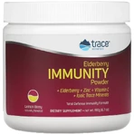 Посилення імунітету з бузиною, смак лимона та ягід, Elderberry Immunity Powder, Trace Minerals, 190 г: ціни та характеристики